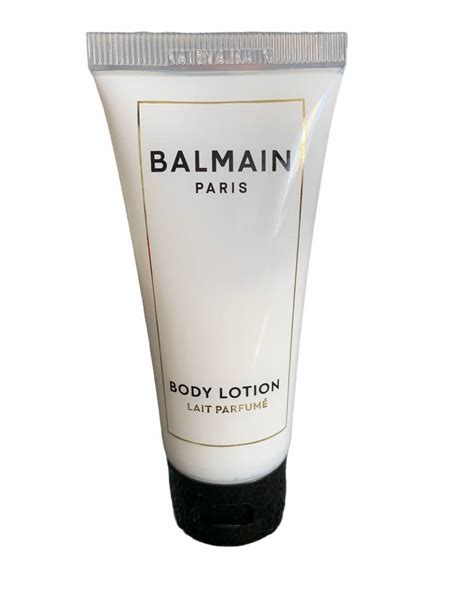 balmain body lotion lait parfume.